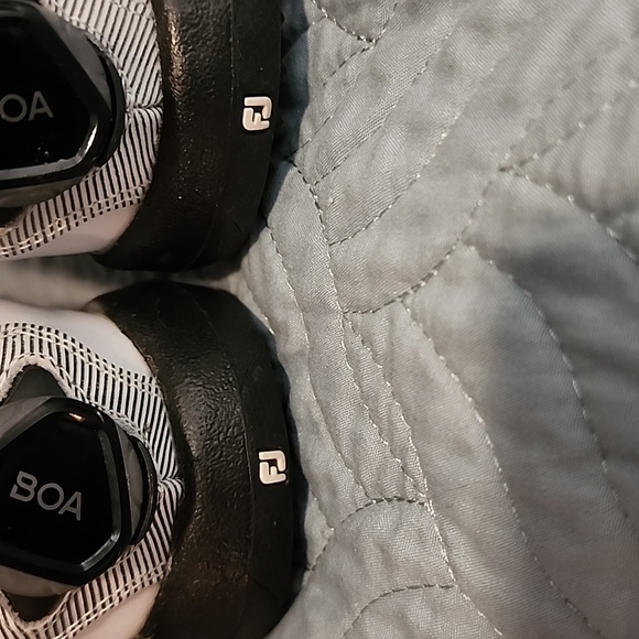 Women's FootJoy Dryjoys In Size 8.5M BOA White Black Golf - Picture 6 of 16